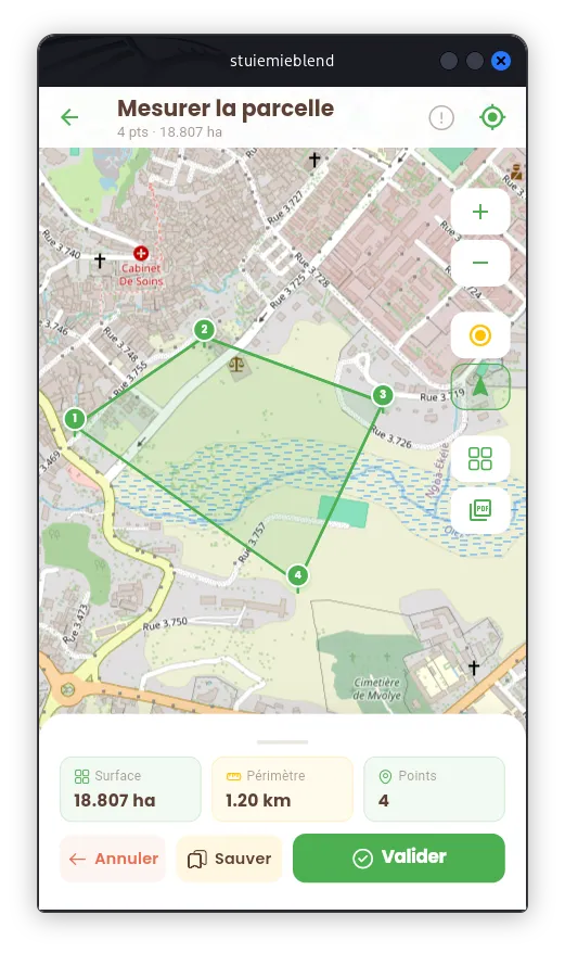 Cartographie GPS StiemieBlend